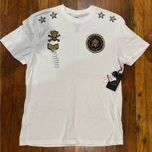 White Graphic Men’s T-Shirt